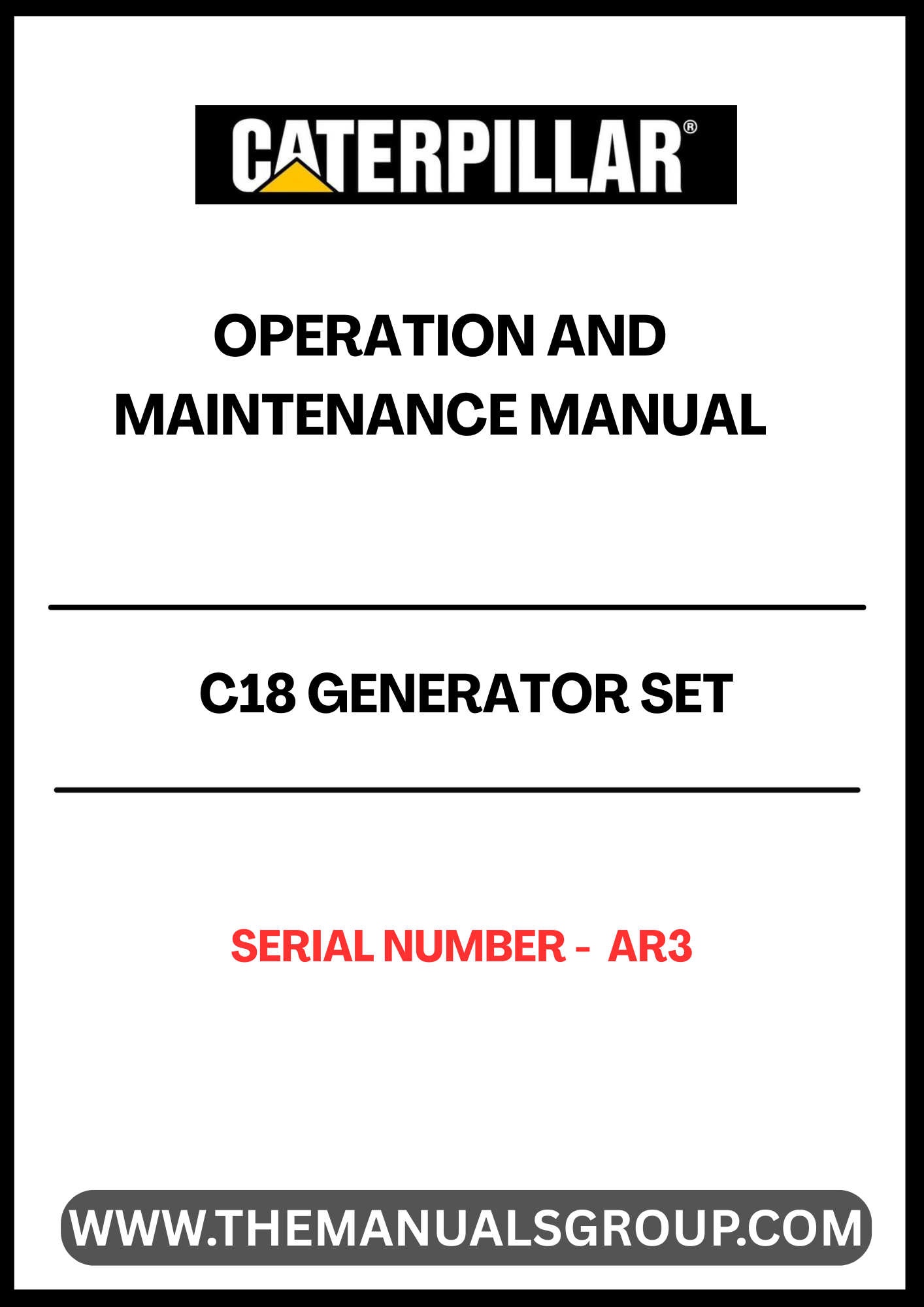 The CAT C18 Generator Set Operation and Maintenance Manual is an essential resource for ensuring the optimal performance and longevity of your generator. Designed specifically for the C18 model, this manual provides detailed instructions on operation, maintenance schedules, and troubleshooting tips, making it an invaluable tool for both novice and experienced users.