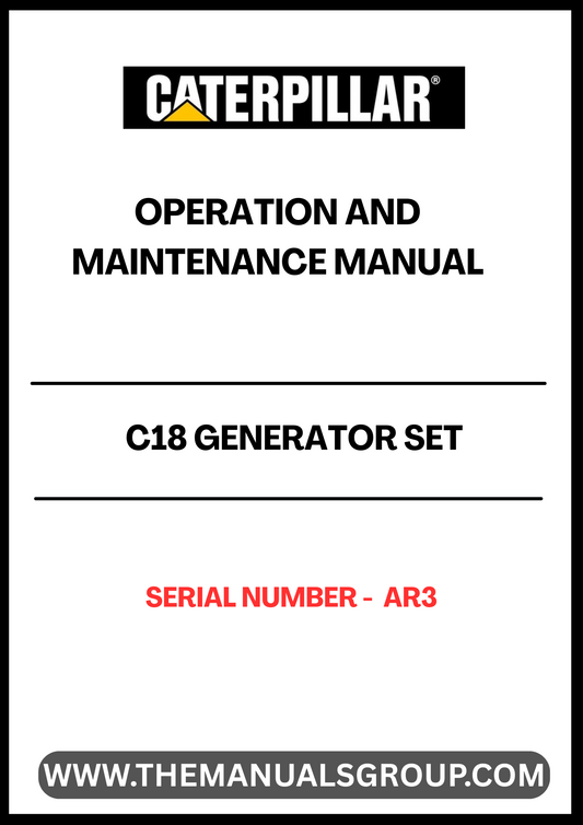 The CAT C18 Generator Set Operation and Maintenance Manual is an essential resource for ensuring the optimal performance and longevity of your generator. Designed specifically for the C18 model, this manual provides detailed instructions on operation, maintenance schedules, and troubleshooting tips, making it an invaluable tool for both novice and experienced users.