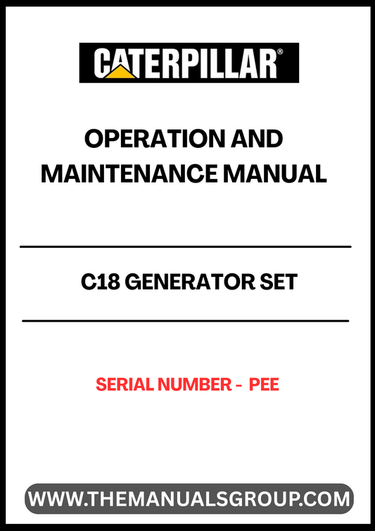The CAT C18 Generator Set Operation and Maintenance Manual is an essential resource for ensuring the optimal performance and longevity of your generator. Designed specifically for the C18 model, this manual provides detailed instructions on operation, maintenance schedules, and troubleshooting tips, making it an invaluable tool for both novice and experienced users.