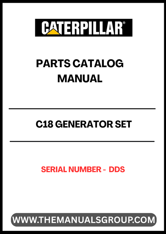 Discover the essential CAT C18 Generator Set Parts Catalog Manual, designed specifically for serial number DDSP. This comprehensive manual serves as a vital resource for anyone looking to maintain or repair their CAT C18 generator, ensuring optimal performance and longevity.
