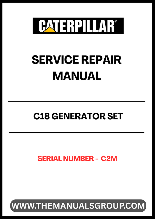 The CAT C18 Generator Set Service Repair Manual is an essential resource for anyone looking to maintain or repair their CAT C18 generator. This comprehensive manual provides detailed instructions and diagrams, ensuring that you have all the information needed to keep your generator running smoothly and efficiently.