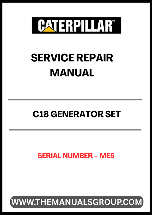  Ensure the longevity and optimal performance of your CAT C18 Generator Set with our comprehensive Service Repair Manual, specifically designed for serial number N1C. This manual is an essential resource for technicians and operators, providing detailed instructions and insights into maintenance and repair procedures.
