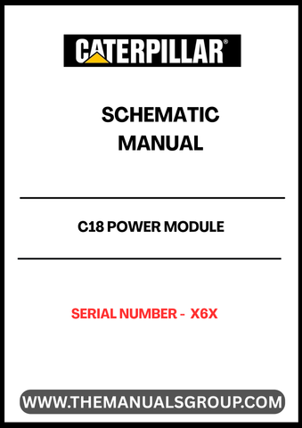 Discover the CAT C18 Power Module Schematic Manual, designed specifically for serial number X6X. This comprehensive manual provides detailed schematics that are essential for understanding the intricate workings of the CAT C18 power module, ensuring you have the right information at your fingertips.