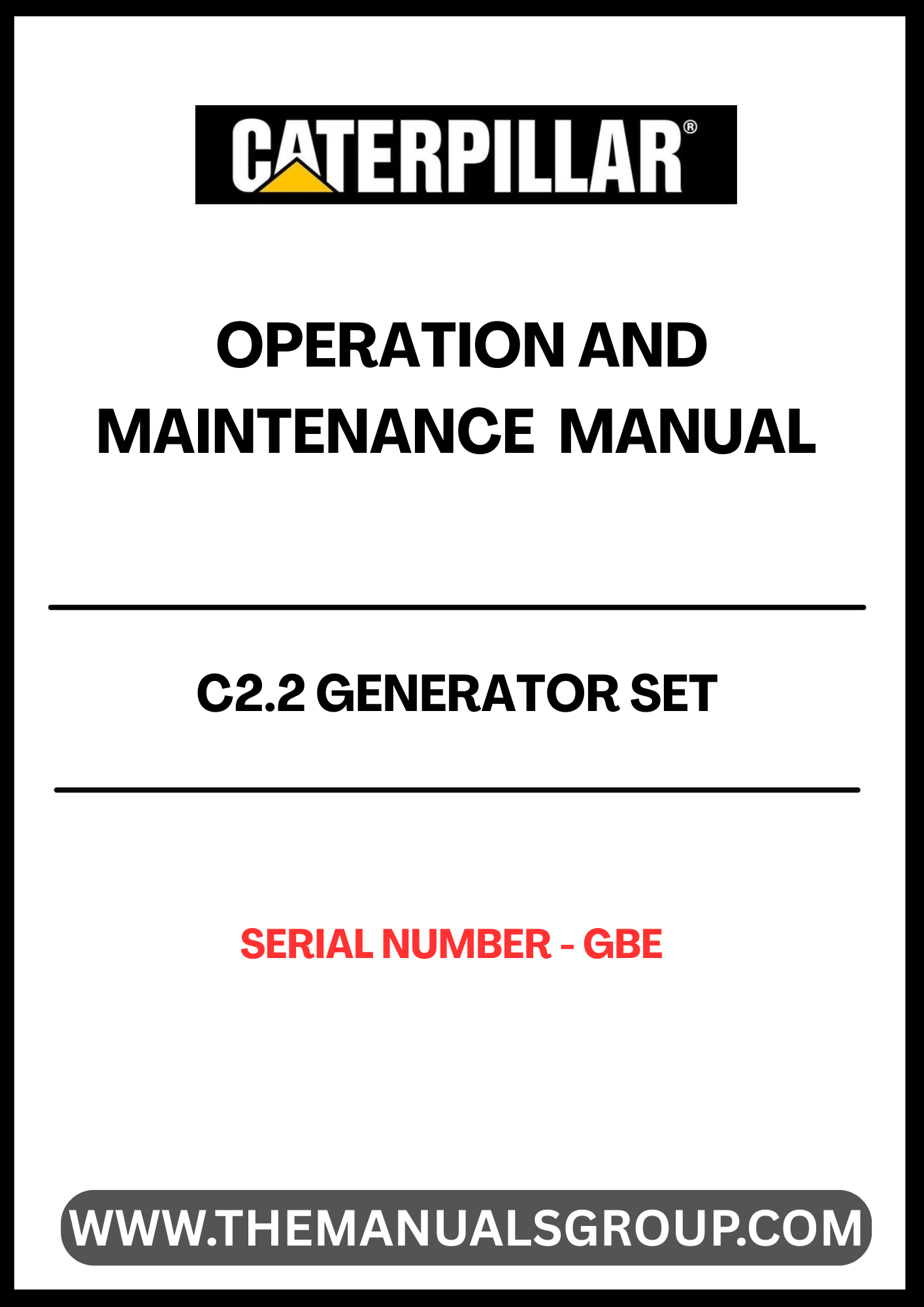 The CAT C2.2 Generator Set Operation and Maintenance Manual is an essential resource for ensuring the optimal performance and longevity of your generator. Designed specifically for the C2.2 model, this manual provides detailed instructions on operation, maintenance schedules, and troubleshooting tips, making it an invaluable tool for both novice and experienced users.