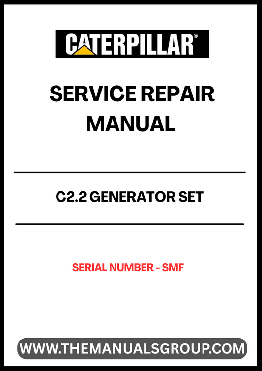 The CAT C2.2 Generator Set Service Repair Manual is an essential resource for anyone looking to maintain or repair their generator. Designed specifically for the C2.2 model, this manual provides detailed instructions and diagrams that simplify complex procedures, ensuring you can keep your equipment running smoothly.