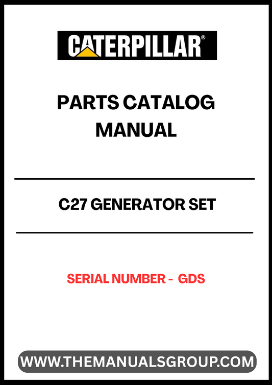 Discover the essential CAT C27 Generator Set Parts Catalog Manual, designed specifically for your CAT C27 generator. This comprehensive manual provides detailed information on parts and components, ensuring you have the right resources at your fingertips for maintenance and repairs. With clear illustrations and part numbers, locating the necessary components has never been easier.