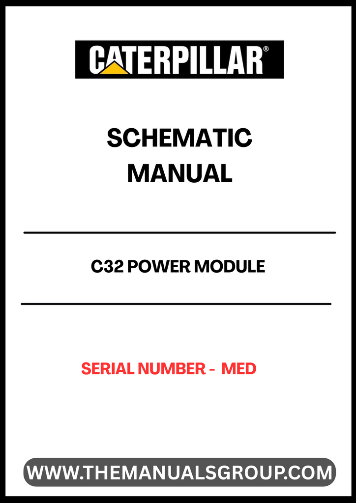 Discover the CAT C32 Power Module Schematic Manual, designed ...