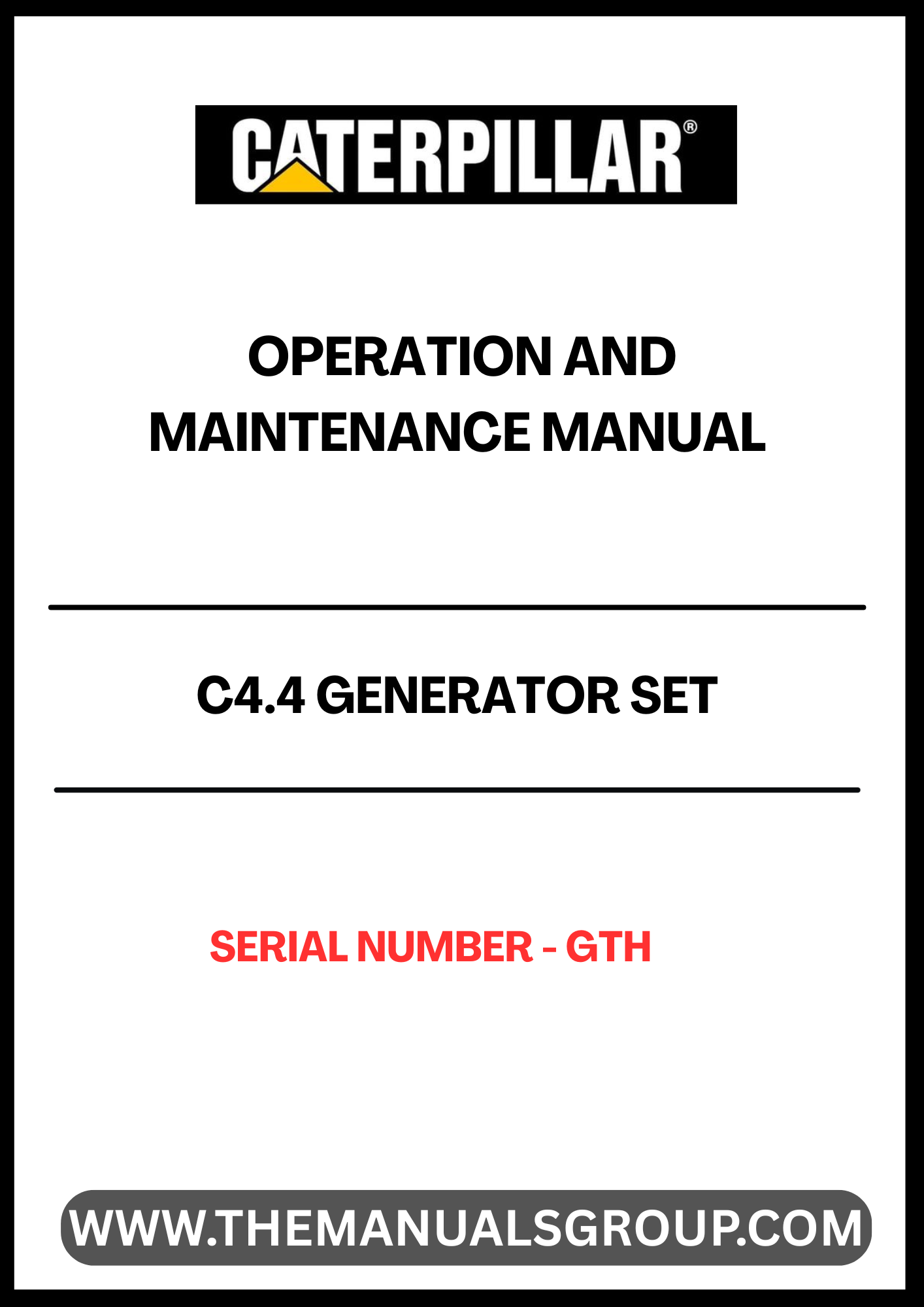 The CAT C4.4 Generator Set Operation and Maintenance Manual is an essential resource for ensuring the optimal performance and longevity of your generator. Designed specifically for the C4.4 model, this manual provides detailed instructions on operation, maintenance schedules, and troubleshooting tips, making it an invaluable tool for both novice and experienced users.