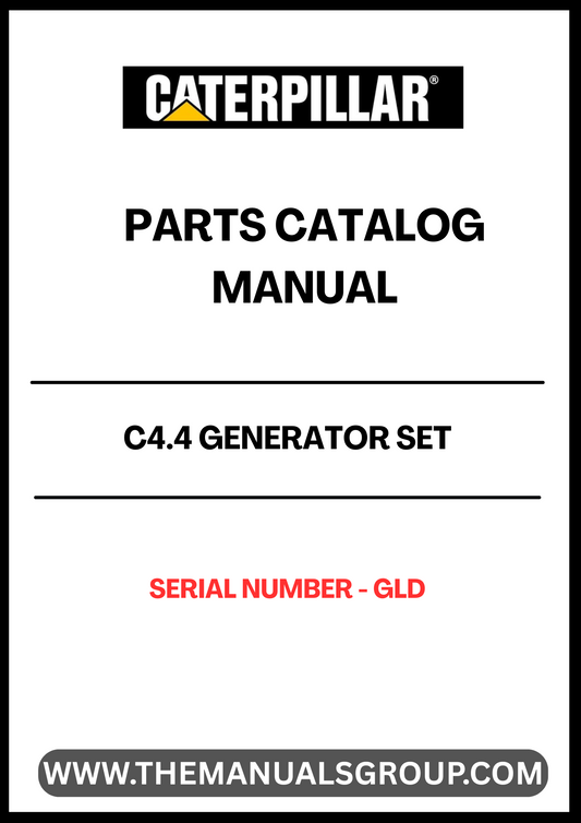 Discover the essential CAT C4.4 Generator Set Parts Catalog Manual, designed specifically for serial number GLD. This comprehensive manual serves as a vital resource for maintenance and repair, ensuring your generator operates at peak performance. With detailed diagrams and part specifications, you can easily identify and source the components you need. 