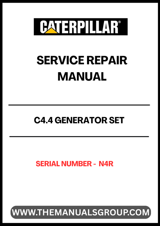 Ensure your CAT C4.4 Generator Set operates at peak performance with our comprehensive Service Repair Manual, specifically designed for serial number N4R. This manual is an essential resource for technicians and DIY enthusiasts alike, providing detailed instructions and insights to troubleshoot and maintain your generator effectively.