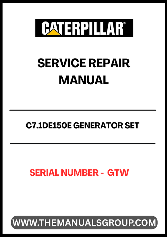 Introducing the CAT C7.1DE150E Generator Set Service Repair Manual, a must-have resource for anyone looking to maintain or repair their generator with precision and confidence. This comprehensive manual is specifically designed for the CAT C7.1DE150E model, ensuring you have the most relevant and detailed information at your fingertips.