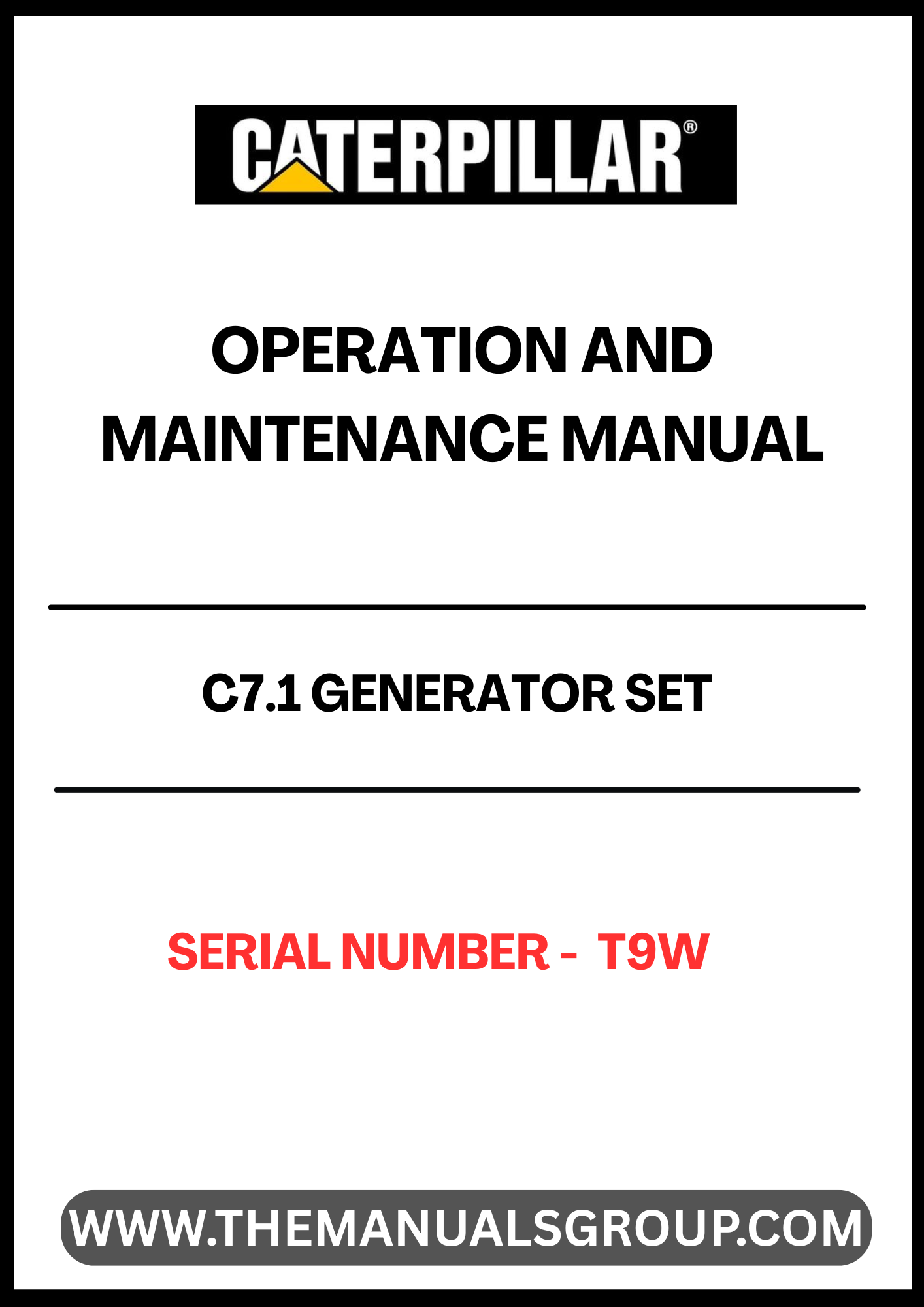 The CAT C7.1 Generator Set Operation and Maintenance Manual is an essential resource for ensuring the optimal performance and longevity of your generator. Designed specifically for the C7.1 model, this manual provides detailed instructions and guidelines that cover everything from initial setup to routine maintenance procedures. With clear illustrations and step-by-step instructions, you can confidently operate and maintain your generator with ease.