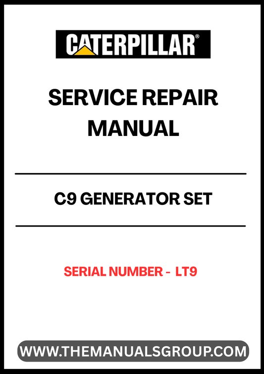 Discover the essential CAT C9 Generator Set Service Repair Manual, specifically designed for serial number LT9. This comprehensive guide is your go-to resource for maintaining and troubleshooting your generator, ensuring optimal performance and longevity.