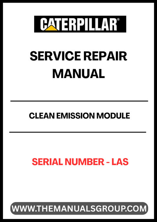Enhance your maintenance capabilities with the CAT Clean Emission Module Service Repair Manual, specifically designed for serial number LAS. This comprehensive guide provides detailed instructions and insights to ensure your emission module operates at peak efficiency, helping you meet environmental standards and regulations.