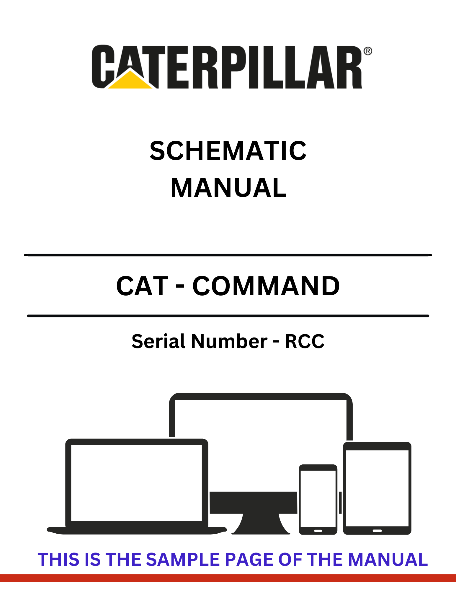 Explore the CAT Command Schematic Manual S/N - RCC. Find essential schematics and expert guidance to optimize your machinery's functionality and maintenance.