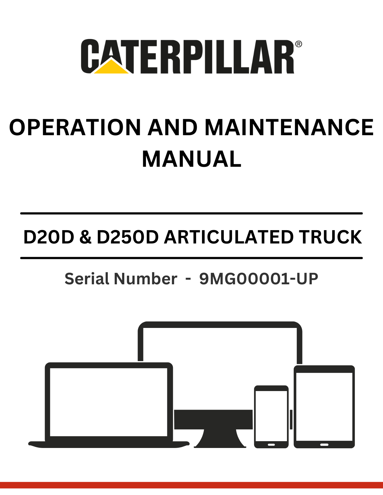 Discover the comprehensive operation and maintenance manual for CAT D20D & D250D articulated trucks, powered by the reliable 3116 engine.