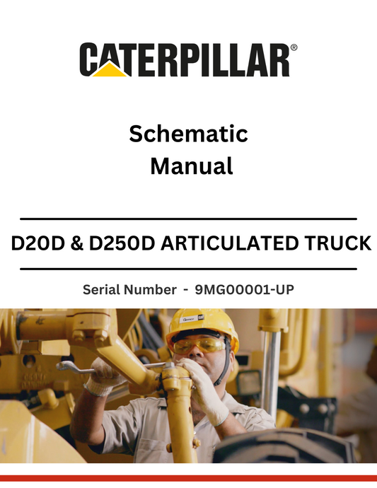 Discover detailed schematic manuals for CAT D20D & D250D articulated trucks powered by the 3116 engine. Access essential information for maintenance and repairs.