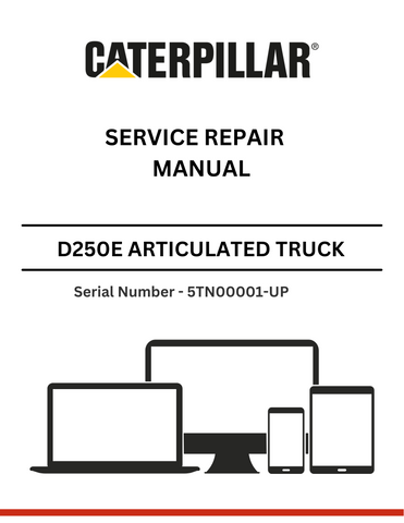 Discover the comprehensive service repair manual for the CAT D250E Articulated Truck, S/N 5TN00001-UP, featuring detailed insights on the 3306 engine.