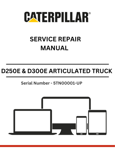  Discover comprehensive service and repair manuals for CAT D250E & D300E Series II articulated trucks. Ensure optimal performance with expert guidance.
