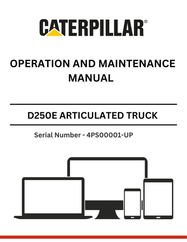 Discover the comprehensive operation and maintenance manual for the CAT D250E Series II articulated truck, powered by the 3306 engine. Essential for optimal performance.