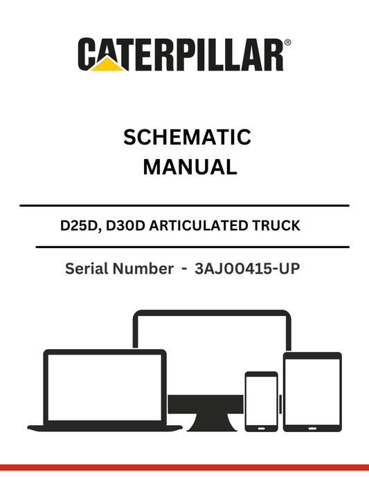  Discover the CAT D25D and D30D articulated schematic manual for models S/N 3AJ00415-UP, powered by the reliable 3306 engine. Get expert insights today!