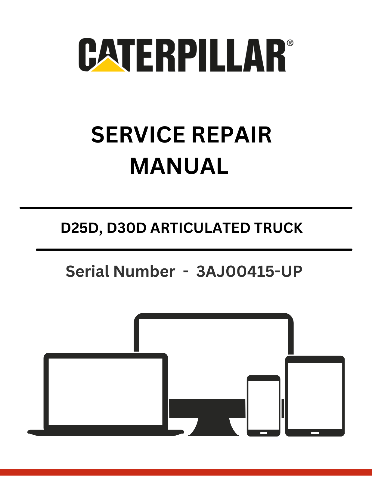  Discover the comprehensive service repair manual for CAT D25D and D30D articulated trucks, powered by the 3306 engine. Get expert guidance today!