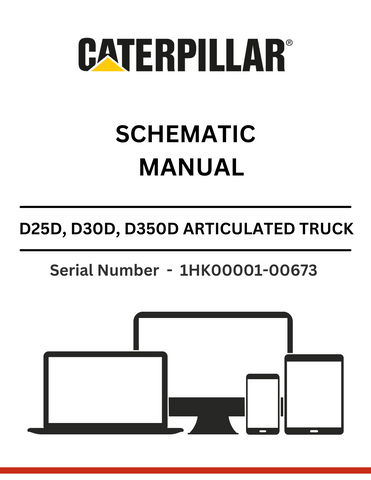 Discover the CAT D25D, D30D, and D350D articulated truck schematic manual. Access detailed insights powered by the reliable 3306 engine for optimal performance.