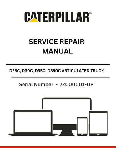 Discover comprehensive service repair manuals for CAT articulated dump trucks D350C/D, D300B/D, and more. Ensure optimal performance with expert guidance.