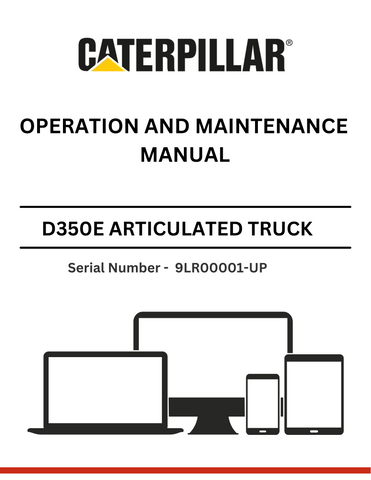 Discover comprehensive operation and maintenance manuals for CAT D350E & D400E articulated trucks powered by the 3406 engine. Essential resources for optimal performance.
