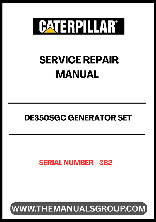 Discover the essential CAT DE350SGC Generator Set Service Repair Manual, specifically designed for serial number 3B2. This comprehensive guide is your go-to resource for maintaining and troubleshooting your generator, ensuring optimal performance and longevity.