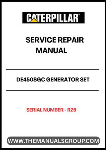 Introducing the CAT DE450SGC Generator Set Service Repair Manual, specifically designed for serial number RZ6. This comprehensive manual is an essential resource for technicians and operators, providing detailed insights into the maintenance and repair of your generator set. With clear illustrations and step-by-step instructions, you can ensure optimal performance and longevity of your equipment.