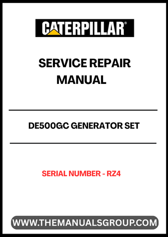 The CAT DE500GC Generator Set Service Repair Manual is an essential resource for maintaining and troubleshooting your generator. Designed specifically for the DE500GC model with serial number RZ4, this manual provides detailed instructions and diagrams to ensure optimal performance and longevity of your equipment.