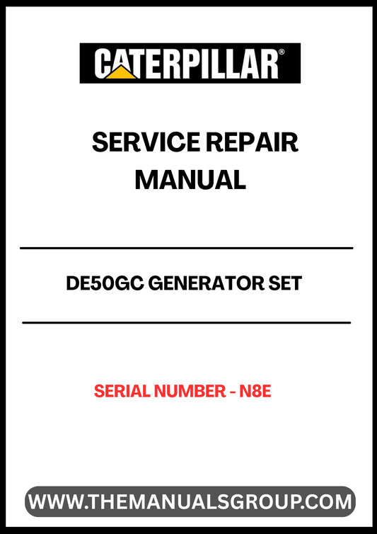 Discover the essential CAT DE50GC Generator Set Service Repair Manual, specifically designed for serial number N8E. This comprehensive guide is your go-to resource for maintaining and troubleshooting your generator, ensuring optimal performance and longevity.