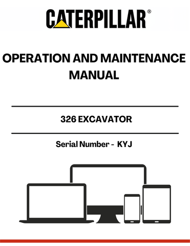 Discover the essential CAT 326 Excavator Operation and Maintenance Manual, specifically designed for serial number KYJ. This comprehensive guide provides detailed instructions and insights to ensure optimal performance and longevity of your excavator.