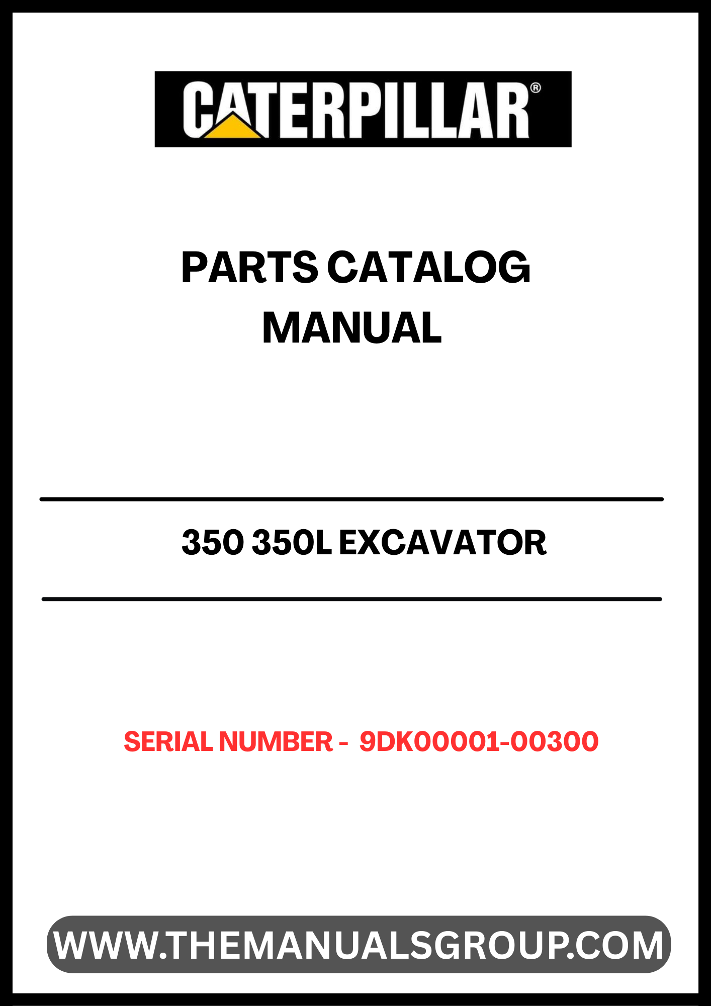 Enhance the performance and longevity of your CAT 350 and 350L excavators with our comprehensive Parts Catalog Manual, specifically designed for serial numbers 9DK00001-00300. This manual is an essential resource for operators and technicians, providing detailed diagrams and part numbers to ensure you find the exact components you need for maintenance and repairs.