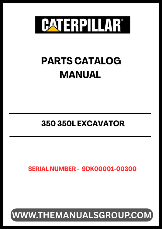 Enhance the performance and longevity of your CAT 350 and 350L excavators with our comprehensive Parts Catalog Manual, specifically designed for serial numbers 9DK00001-00300. This manual is an essential resource for operators and technicians, providing detailed diagrams and part numbers to ensure you find the exact components you need for maintenance and repairs.
