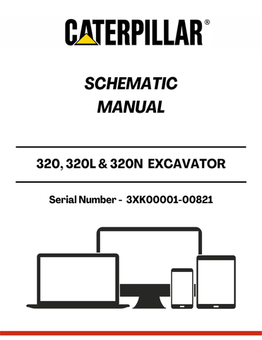 Discover the essential CAT 320, 320L & 320N Excavator Schematic Manual, designed specifically for serial numbers 3XK00001-00821. This comprehensive manual provides detailed schematics that are crucial for understanding the intricate workings of your excavator, ensuring optimal performance and maintenance.