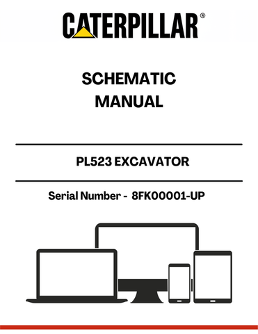 Discover the CAT PL523 Excavator Schematic Manual, designed specifically for serial numbers 8FK00001 and up. This comprehensive manual provides detailed schematics that are essential for understanding the intricate workings of your CAT excavator, ensuring you have the right information at your fingertips for maintenance and repairs.
