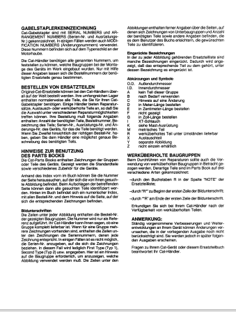 CAT FORKLIFT V165B SPARE PARTS MANUAL - PDF FILE