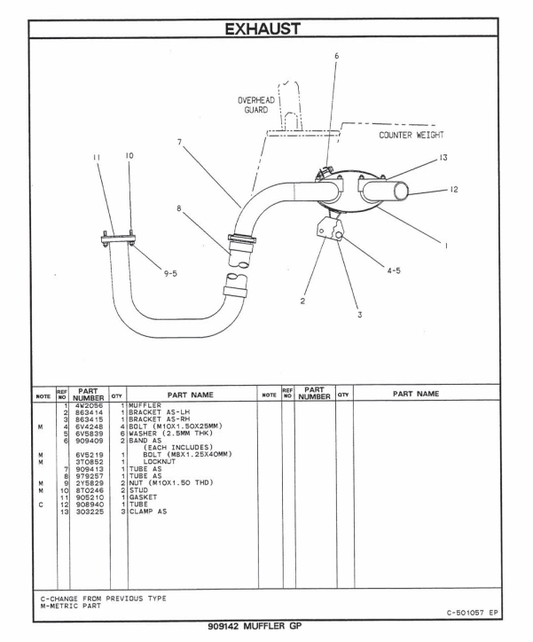 CAT FORKLIFT VC60D SPARE PARTS MANUAL - PDF FILE