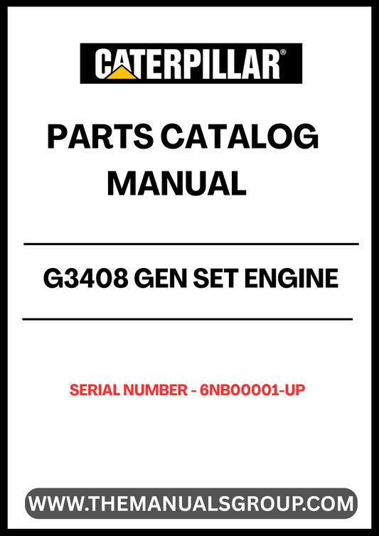 Enhance the performance and longevity of your CAT G3408 Gen Set with our comprehensive Engine Parts Catalog Manual, specifically designed for serial numbers 6NB00001 and up. This manual serves as an essential resource for identifying and sourcing the right parts, ensuring your engine operates at peak efficiency.