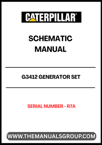 Discover the CAT G3412 Generator Set Schematic Manual, specifically designed for serial number R7A. This comprehensive manual is an essential resource for technicians and engineers, providing detailed schematics that simplify troubleshooting and maintenance tasks.