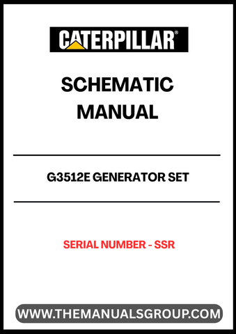  Discover the CAT G3512E Generator Set Schematic Manual, a vital resource for anyone looking to optimize the performance and maintenance of their generator. This manual provides detailed schematics that simplify troubleshooting and repairs, ensuring your generator operates at peak efficiency