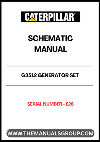 Discover the essential CAT G3512 Generator Set Schematic Manual, specifically designed for serial number E26. This comprehensive manual provides detailed schematics that are crucial for understanding the inner workings of your generator set, ensuring optimal performance and reliability.