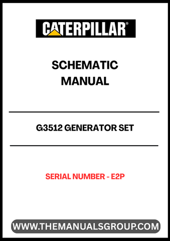 Discover the essential CAT G3512 Generator Set Schematic Manual, specifically designed for serial number E2P. This comprehensive manual provides detailed schematics that are crucial for understanding the inner workings of your generator set, ensuring optimal performance and reliability.