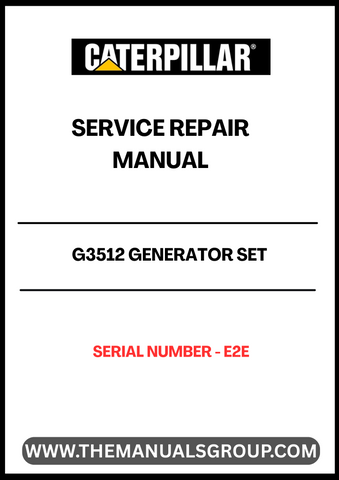 Ensure the longevity and optimal performance of your CAT G3512 Generator Set with our comprehensive Service Repair Manual, specifically designed for serial number E2E. This manual is an essential resource for technicians and operators, providing detailed instructions and insights into maintenance and repair procedures.