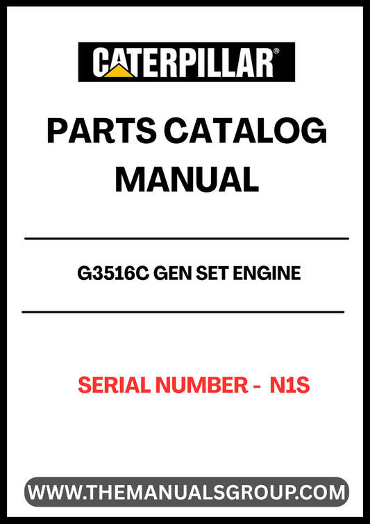 Discover the essential CAT G3516C Gen Set Engine Parts Catalog Manual, designed specifically for serial number N1S. This comprehensive manual serves as a vital resource for technicians and engineers, providing detailed information on parts, specifications, and maintenance procedures to ensure optimal performance of your engine.