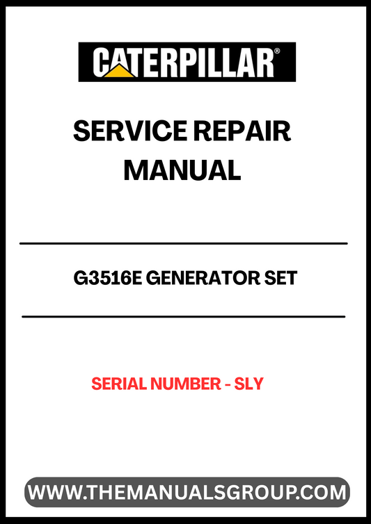 The CAT G3516E Generator Set Service Repair Manual is an essential resource for maintaining and troubleshooting your generator. Designed specifically for serial number SLY, this manual provides detailed instructions and diagrams to ensure optimal performance and longevity of your equipment.