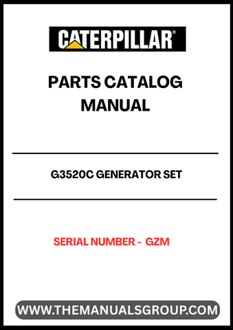 Discover the essential CAT G3520C Generator Set Parts Catalog Manual, specifically designed for serial number GZM. This comprehensive manual serves as a vital resource for maintenance and repair, ensuring your generator operates at peak performance. With detailed diagrams and part specifications, you can easily identify and source the components you need.