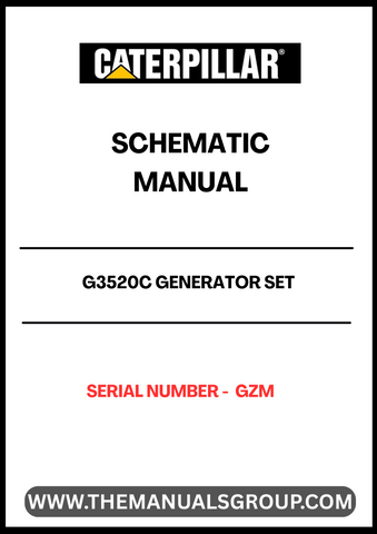 Discover the CAT G3520C Generator Set Schematic Manual, designed specifically for the GZM serial number series. This comprehensive manual provides detailed schematics that are essential for understanding the inner workings of your generator set, ensuring optimal performance and reliability.